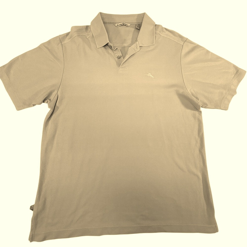 Tommy Bahama polo shirt Men's size Large‎ yellow